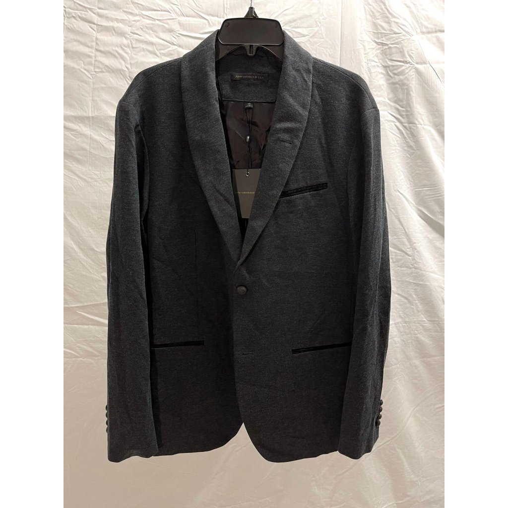 New John Varvatos Sean Black Shawl Collar Jacket